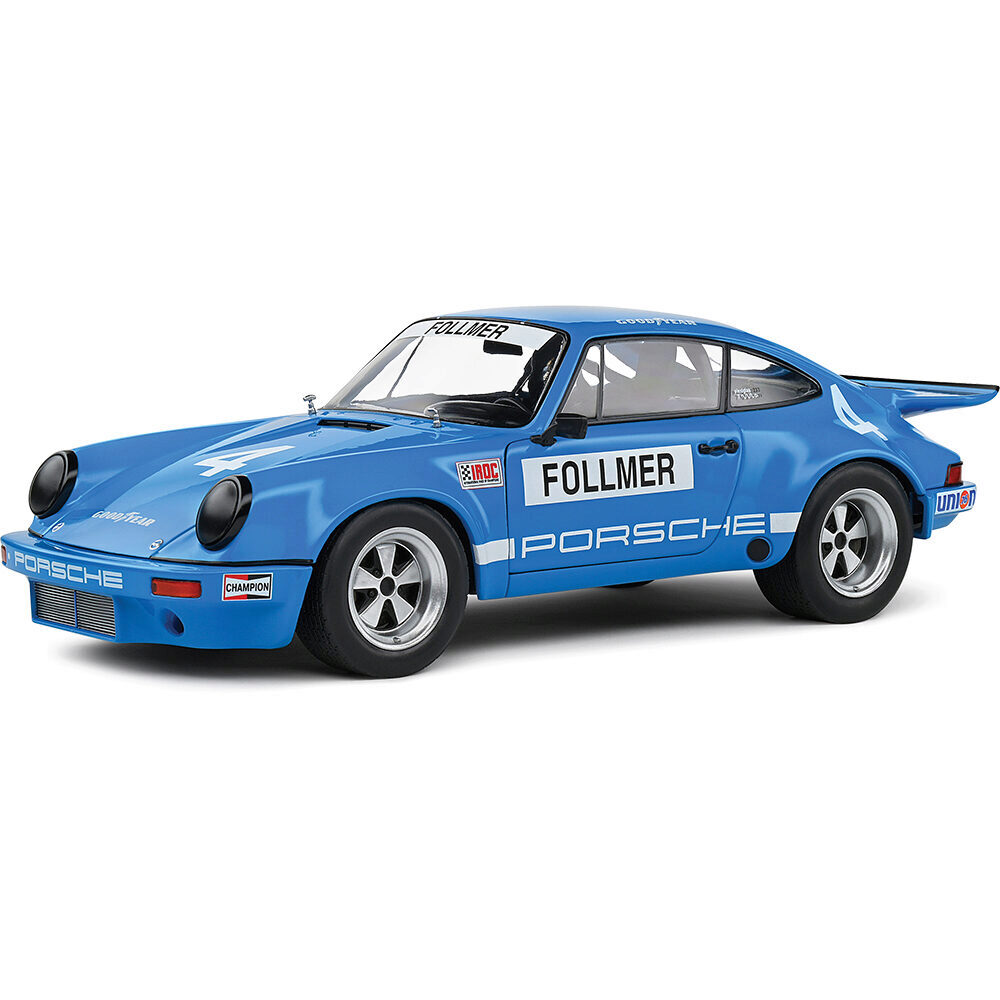 1974 Porsche 911 IROC - Blue #4 Follmer IROC Riverside - Picture 1 of 9