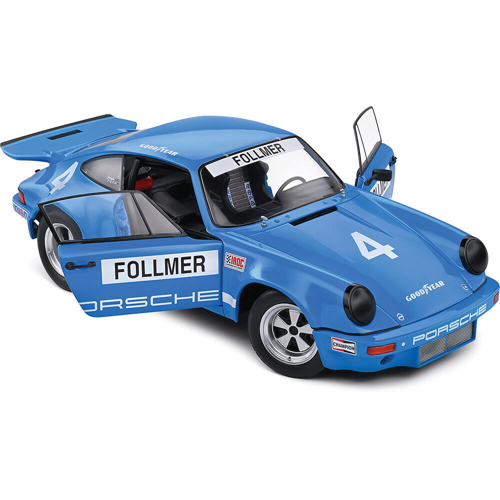 1974 Porsche 911 IROC - Blue #4 Follmer IROC Riverside - Picture 3 of 9